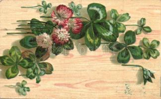 13 db RÉGI vegyes témájú, főleg motívumos képeslap, több katonai, virág, litho lapok, egy másodpéldá...