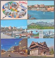 Kb. 200 db MODERN európai városképes lap / Cca. 200 modern European town-view postcards