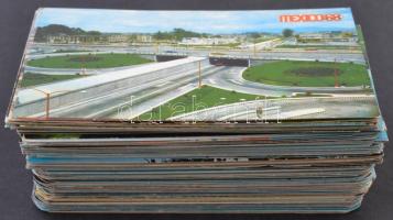 Kb. 180 db MODERN mexikói városképes lap / Cca. 180 modern Mexican town-view postcards