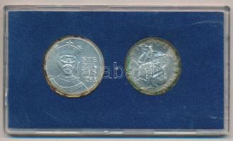 1972. 50Ft Ag + 100Ft Ag "Szent István" pár, kék plasztiktokban T:BU patina
Adamo EM38, E...