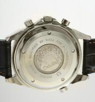 Omega DeVille rattrapante automata karóra igényes replika. Bőr szíjjal. Jó állapotban. / Replica