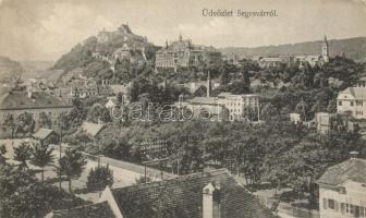 Segesvár, Schässburg, Sighisoara; látkép. Fritz Teutsch kiadása / panorama view