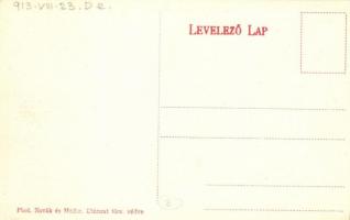 Cseszte, Casta, Schattmannsdorf; Fogyasztási és értékesítő szövetkezet, utca részlet, Szentháromság ...