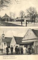 Csölle, Rovinka, Waltersdorf; utcakép, szövetkezeti üzlet. Anton Ponweiser kiadása / street view, cooperative shop (EB)