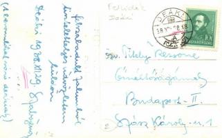 1938 Deáki, Diakovice; bevonulás, várakozó tömeg / entry of the Hungarian troops, Zach photo