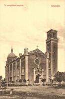 Késmárk, Kezmarok; Új evanngélikus templom. Schmidt R. C. kiadása / church