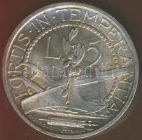 San Marino 1938. 5L Ag T:1/2