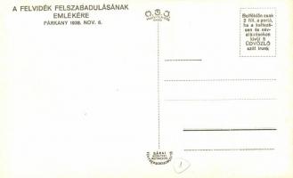 1938 Párkány, Stúrovó; bevonulás, Horthy, díszkapu / entry of the Hungarian troops, decorated gate, ...