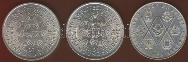 NDK 1973. 10DM (2x) + 1975. 10DM (1x) T:2-