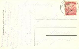 Szobránc, Sobrance; Fő utca, Takarékpénztár, Weisz Herman üzlete, útépítés / main street, shop, savi...