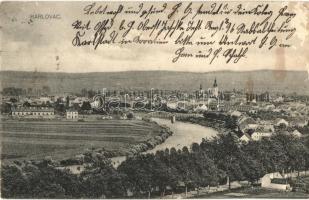 Károlyváros, Karlovac; Látkép, kiadja Peter M. A. Luksic / general view (EK)