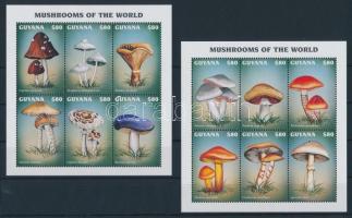 Gomba sor + kisívsor + blokksor Mushroom set + mini sheet set + blockset