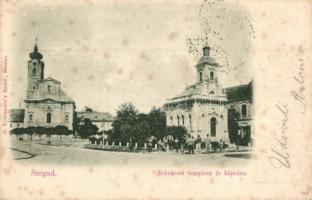 Szeged, Belvárosi templom és kápolna, H. P. Günther kiadása (fl)