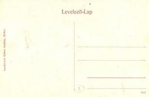 Vöröskő, Cerveny Kamen; út a Bibervár felé. Laczkovich Róbert kiadása / road to the castle