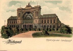 Budapest VII. Központi (Keleti) pályaudvar litho