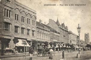 Debrecen, Piac utca, kis templom, Aczél Henrik kiadása (b)