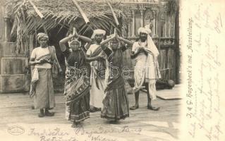 J & G. Hagenbecks ind. Ausstellung / Indian folklore, dancing women