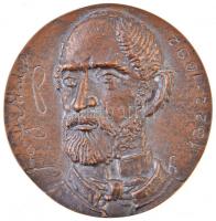 Farkas István (1915-2005) DN Irányi Dániel 1822-1892 Br plakett (216,79g/~85mm) T:2 / Hungary ND Dániel Irányi 1822-1892 Br plaque. Sign.: István Farkas (216,79g/~85mm) C:XF