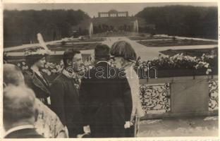 Ferenc József, Károly és Zita Schönbrunnban / Kaiser Franz Joseph, Erzherzog Karl and Zita at Schönbrunn, Foto Fachet photo