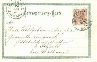 1897 (Vorläufer!) Bielsko, Bielitz; Sparkasse, Kurort Bystrai, Stadttheater, Louisenthal, Clementine...