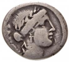 Római Birodalom / Róma / Manius Acilius Glabrio Kr. e. 49. Denár Ag (3,76g) T:3 /  Roman Empire / Rome / Manius Acilius Glabrio 49. BC Denarius Ag [SALVTIS] / MN ACILIVS III VIR VALETV (3,76g) C:F Sear 412.