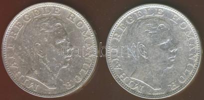 Románia 1942. 200L Ag (2x) T:2