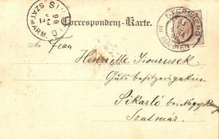 1898 (Vorläufer!) Sternberk, Sternberg in Mähren; Grundparthie. Verlag von Ferd. Pialek Söhne, flora...