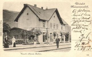 Rahó, Rakhiv; vasútállomás. Wizner és Dávid kiadása / railway station (EK)