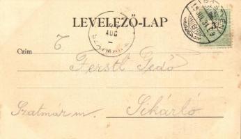 1899 Pöstyén, Piestany; floral