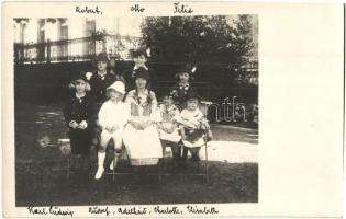 IV. Károly és Zita gyermekei / Children of Karl I. and Zita, photo