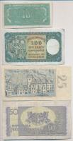 Vegyes: Csehszlovákia 1945. 10K + 50K + 1961. 25K + Szlovákia 1940. 100K T:III,III-
Mixed: Czechosl...