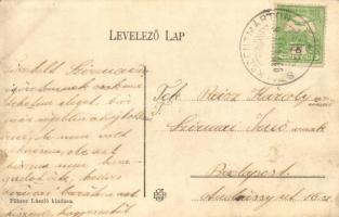 Szalkszentmárton, Petőfi egykori lakóháza emléktáblával, Református templom. Führer László kiadása (...