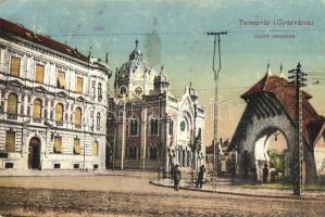 Temesvár, Timisoara; Izraelita templom, zsinagóga / synagogue (fl)