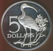 Trinidad és Tobago 1973. 5$ Ag "Madár" T:PP