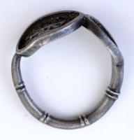 Antik ezüst (Ag.) kínai gyűrű, jelzett, méret:60, nettó: 6 g /Silver Chinese ring with undefined hallmark