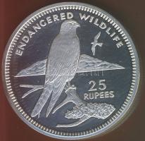 Seychelles 1995. 25R Ag "Veszélyeztetett állatvilág" T:BU