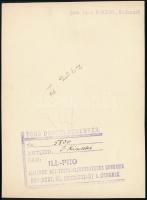 cca 1931 Kinszki Imre (1901-1945): Szieszta, pecséttel jelzett vintage fotóművészeti alkotás, 18x13 ...