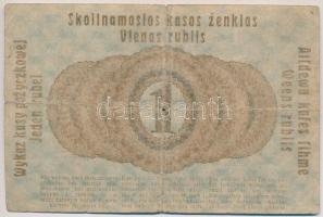 Litvánia / Német megszállás / Darlehnskasse Ost, Posen 1916. 1R T:III- ly., szakadás
Lithuania / Ge...