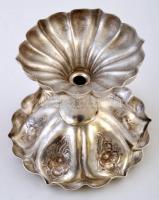 Antik ezüst (Ag.) fűszertartó, jelzett, mesterjeggyel (TS), apró repedéssel az alján, m:7,5 cm, d:9 ...