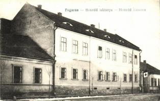 Fogaras, Fagaras; Honvéd laktanya. Fleissig Jakab / military barracks (EK)