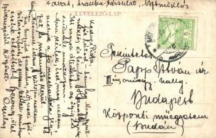 Nagyszentmiklós, Sannicolau Mare; Fő utcai részlet, W.L. Bp. 6713. / main street view  (EK)