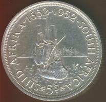 Dél-Afrika 1952. 5Sh Ag "Cape Town" T:2