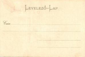 Kassa, Kosice; Schubert Ferenc vendéglője. Vitéz A. kiadása / restaurant, Art Nouveau