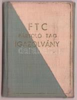 1969 FTC pártoló tag fényképes igazolványa