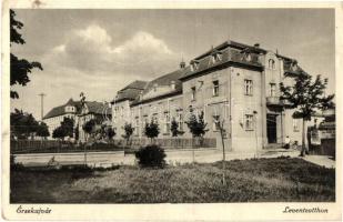 Érsekújvár, Nové Zamky; Leventeotthon /  building of the Hungarian youth paramilitary organization 'Levente' (EK)