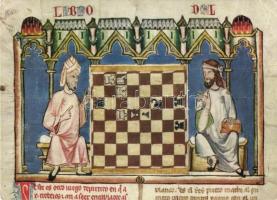 Ur Alfons den Vises schackbok / From Alfons the Wises chess book, chess players, modern reprint (EK)