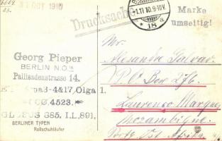 Berlin, Berlyner Typen, Rollschuhläufer / Roller-skating men