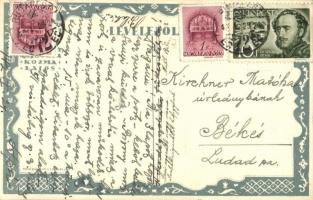 Születésnap 'Egy jó kislány viselt dolgai' II. sorozat 2. szám / Hungarian art postcard s:...