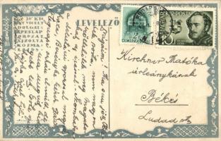 Mézeskalács 'Egy jó kislány viselt dolgai' képeslap sorozat I. sorozat 5. szám / Hungarian...