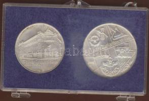 1974. 50Ft Ag + 100Ft Ag "50 éves MNB" T:BU Eredeti plombált tokban!